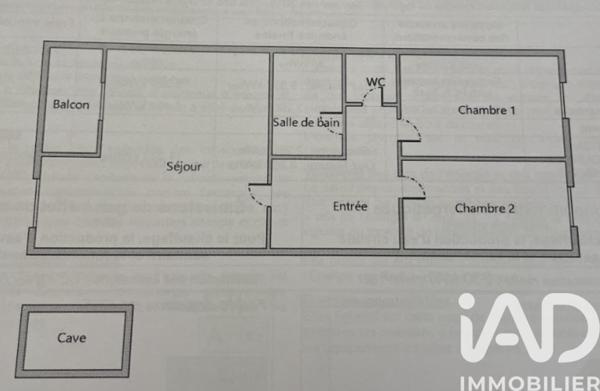 Appartement à vendre 3 pièces 62 m² Lyon 3