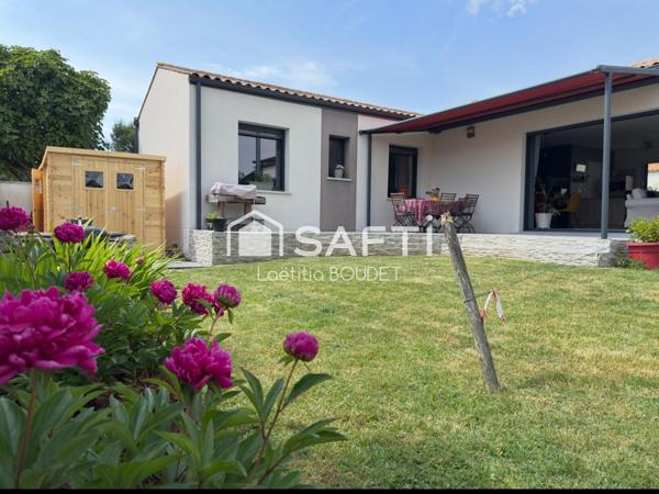 NOUVEAUTÉ – SAINT-VIVIEN Maison de plain-pied lumineuse, 3 chambres, garage avec terrain piscinable