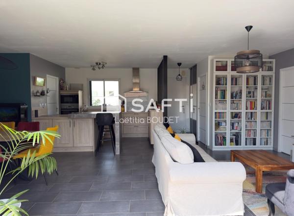 NOUVEAUTÉ – SAINT-VIVIEN Maison de plain-pied lumineuse, 3 chambres, garage avec terrain piscinable