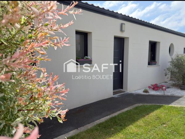 NOUVEAUTÉ – SAINT-VIVIEN Maison de plain-pied lumineuse, 3 chambres, garage avec terrain piscinable