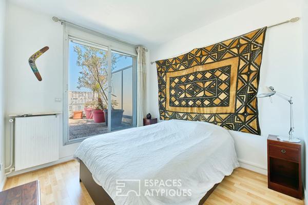 Appartement-terrasse avec vue panoramique sur Paris