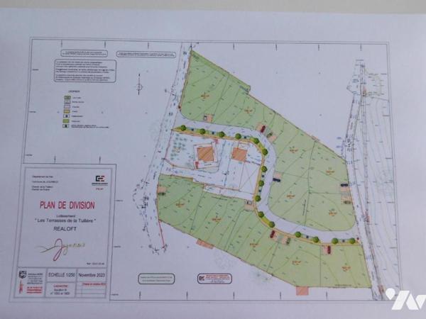 Terrain viabilisé 700 m² - Vue dégagée