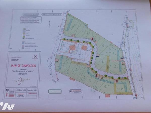 Terrain viabilisé 700 m² - Vue dégagée