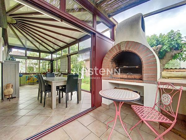 À VENDRE - VILLENEUVE TOLOSANE - Maison 4 pièces, avec garage et grande véranda, Au Calme, Au Fond D'une Impasse