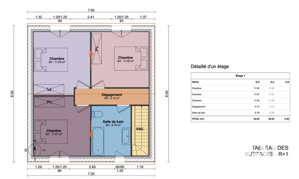 Terrain à vendre 278 m² Maurecourt