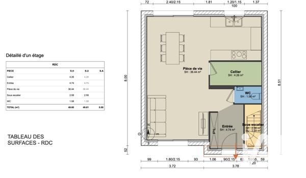 Terrain à vendre 278 m² Maurecourt