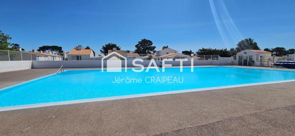 Brétignolles-sur-Mer – Pavillon rénové avec piscine, tennis et parking privatif