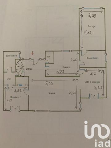 Appartement 2 pièces de 36 m² à Chambly (60230)