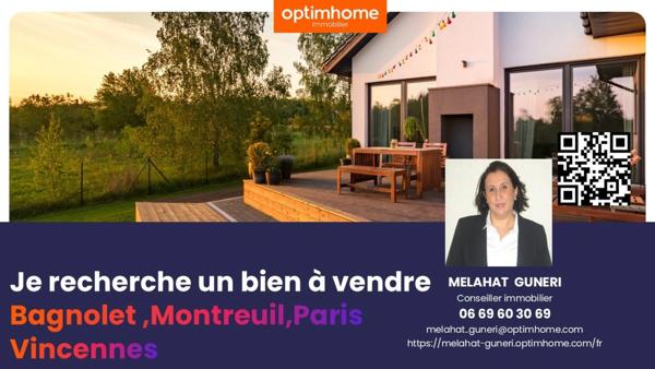 ENSEMBLE IMMOBILIER TERRAIN ET IMMEUBLE BAGNOLET 1780 000€