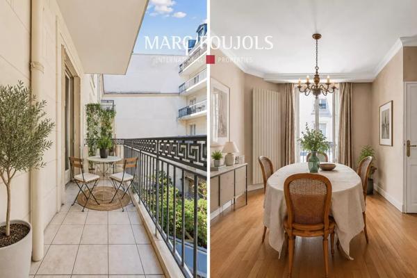 Paris 1er Rivoli / Les Halles : appartement traversant de 100 m² avec balcon