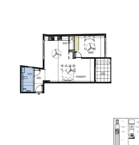 Appartement à vendre 2 pièces 59 m² Saint-Denis