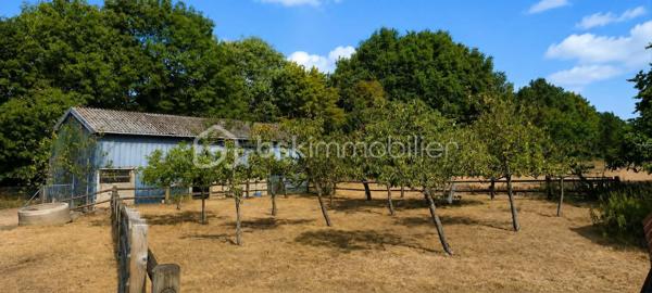 A seulement 13 minutes de Mayenne, en campagne, venez découvrir cette charmante maison en pierre de 150 m2, implantée sur un terrain clos et arboré de 9420 m2.

Elle offre une cuisine aménagée et équipée avec cheminée ouverte, un salon/séjour, une véranda chauffée par le sol avec cheminée, une arrière-cuisine, une salle d'eau, un WC, une cave, un garage avec grenier et un local chaufferie.

A l'étage, vous trouverez trois chambres, un bureau (ou chambre d'appoint), une salle d'eau et deux WC.

Côté prestation : pompe à chaleur, aspirateur centralisé, portail électrique, atelier garage, bergerie, poulailler et puits.

Une propriété idéale pour une famille, d'espace et de nature, tout en restant proche de Mayenne.

A visiter sans tarder !