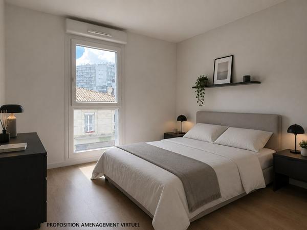 Bordeaux Chartrons T3 61 m2 avec loggia et place de parking