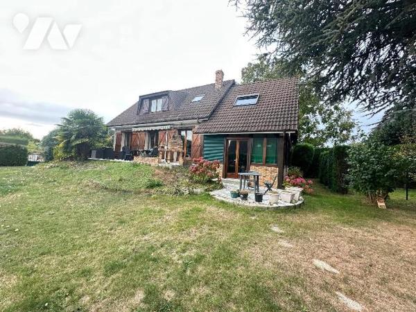 Pavillon avec extension sur sous-sol total, à LES-AUTHIEUX-SUR-LE-PORT-SAINT-OUEN (76520), d'un...