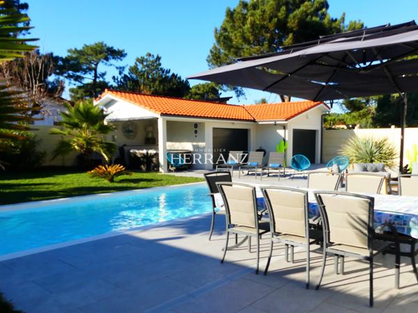 Maison de caractère à vendre à Biscarrosse Plage – 202 m² habitables, plage à pied, piscine et fort potentiel Détails des diagnostics énergétiques