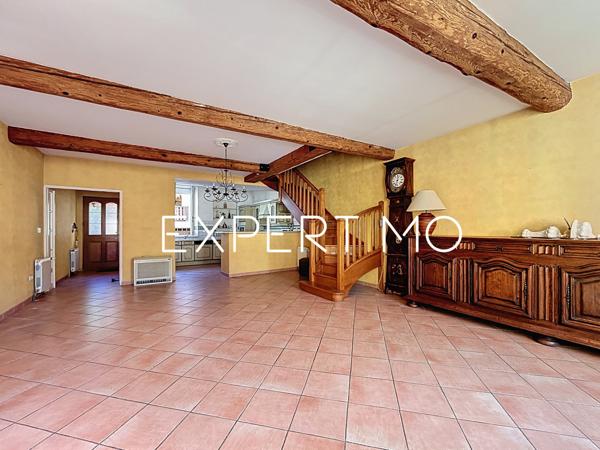 Villefranche-de-Lauragais (31290) Villefranche de Lauragais, secteur, maison de village 4 pièces, 115 m2 avec terrasse couverte et garage de 60m