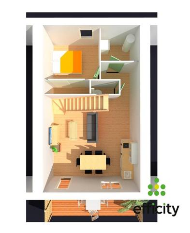 Appartement 4 pièces - 93 m² Exclusivité efficity