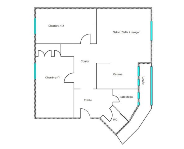 Appartement Brignoles 3 pièce(s) 49 m2