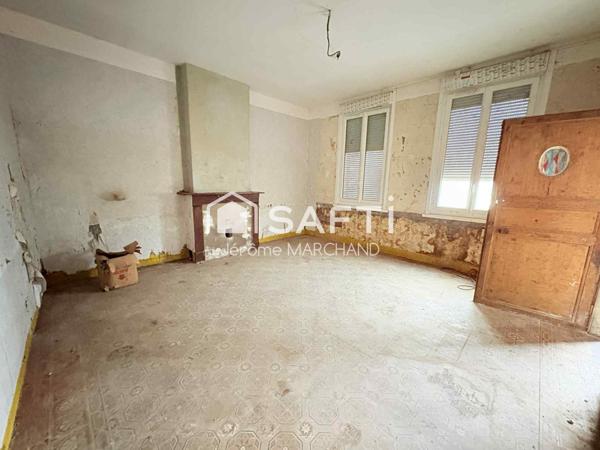 Maison 140m² à rénover + garage et jardin