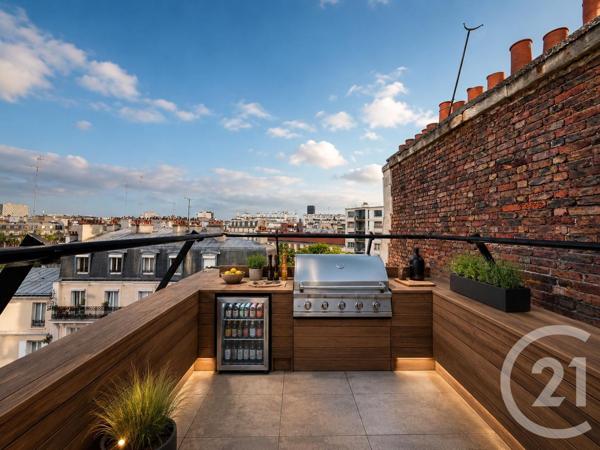 Appartement F2 à vendre  3 pièces - 98,20 m 2   PARIS  - 75013
