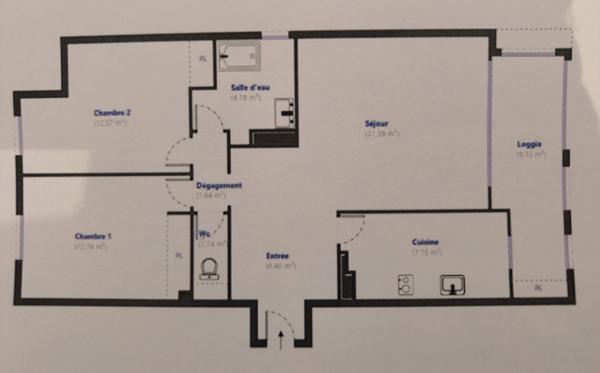 PORT FREJUS T3 VUE PORT