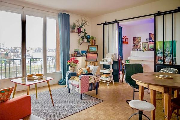 PONTOISE vue sur l'Oise -Magnifique F5 rénové avec place de parking et cave
