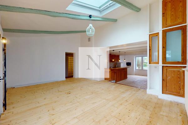 Maison ancienne rénovée 140 m², jardin 517 m², Andilly Sérigny