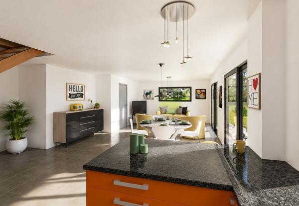 Terrain + Maison à vendre 4 pièces - 130 m²