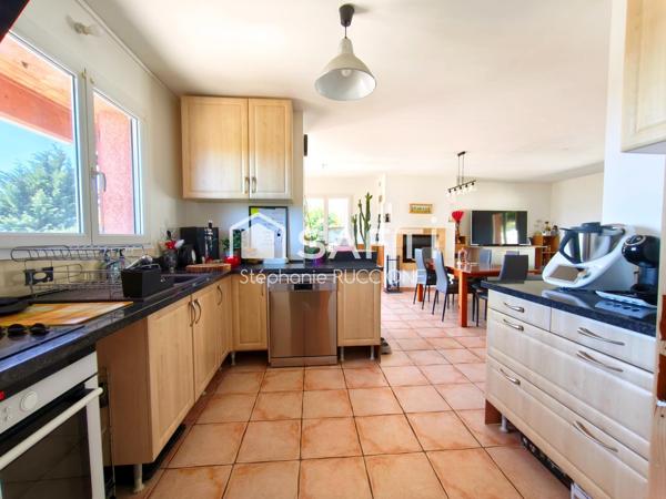 Rare maison plain-pied T4, terrain 2105m² , vue dégagée