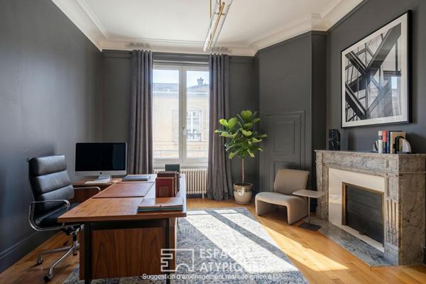 Hôtel particulier et sa terrasse sur les toits