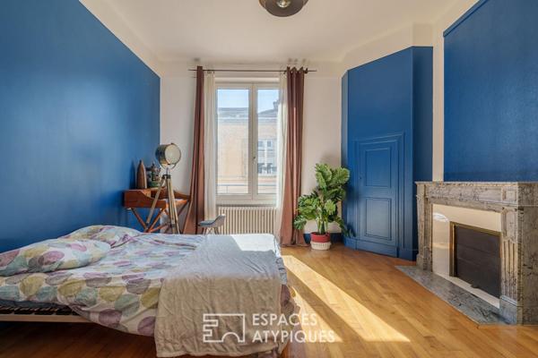 Hôtel particulier et sa terrasse sur les toits