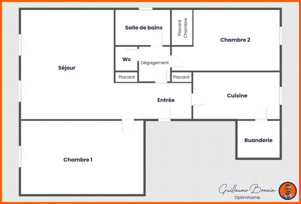 Appartement T3 lumineux à Poitiers (86000) proche centre-ville