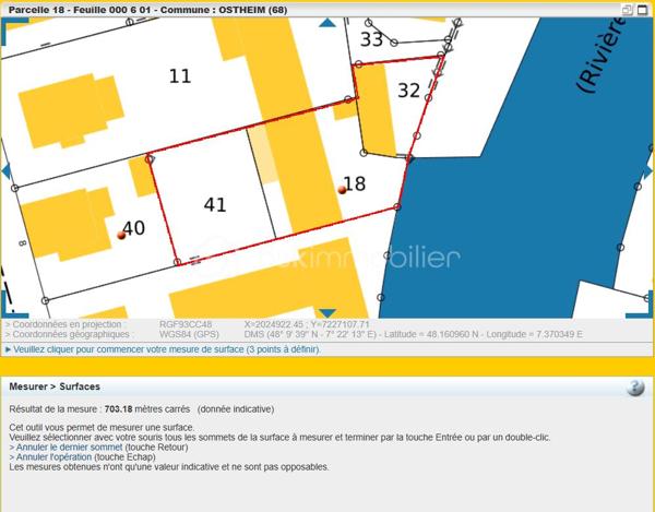 Maison individuelle 175 m² avec potentiel locatif – Terrain 7 ares – Ostheim – Secteur calme au bord de la Fecht

Située dans une ruelle calme et paisible à Ostheim, au bord de la Fecht, venez découvrir cette charmante maison individuelle de 175 m² habitables construite en 1957, implantée sur un terrain de 7 ares, offrant de nombreuses possibilités d’aménagement.

Un bien idéal pour une grande famille, une activité bi-famille ou un projet locatif grâce à ses deux niveaux indépendants possibles :

✅ Rez-de-chaussée de 65 m² pouvant être aménagé en logement indépendant (revenu locatif estimé à environ 750 € charges comprises) ou intégré à l’habitation principale.

✅ 1er étage de 110 m², spacieux et lumineux.

Composition du bien :

8 pièces au total
4 chambres
Grand salon / séjour de plus de 40 m²
Cuisine équipée
2 salles de bains
Grand balcon de 21 m²
Grande cour extérieure
Garage
Jardin agréable
Dépendance / ancien hangar agricole offrant de multiples possibilités (stockage, atelier, projet annexe…)

Informations complémentaires :

Terrain : 7 ares
Chauffage au fioul
Toiture refaite en 2006
Taxe foncière : 920 € / an
Diagnostic de performance énergétique en cours, réalisation prévue prochainement
Maison construite en 1957

📍 Les atouts qui font la différence :
✔ Secteur calme et recherché
✔ Situation privilégiée au bord de la Fecht
✔ Fort potentiel locatif ou bi-famille
✔ Dépendances
✔ Grande surface habitable
✔ Grande cour et espaces extérieurs agréables

Prix : 349 000 € FAI – Honoraires à la charge du vendeur

Cette maison offre un fort potentiel pour les personnes recherchant de l’espace, du calme et une opportunité de rentabiliser une partie du bien.

À visiter sans tarder !