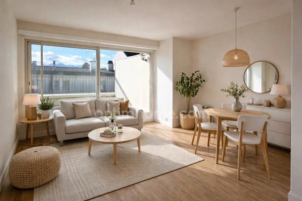 Appartement à vendre 3 pièces PAU (64)T3 65 m² – Dernier étage – Vue Pyrénées – Terrasse plein sud – Place de parking – Pau centre