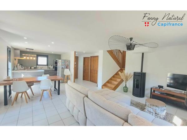 A vendre – Maison individuelle 117 m² – secteur recherché entre Aix les bains et Chambéry- vue lac