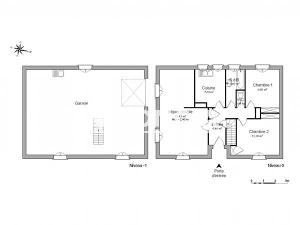 Location Maison 4 pièces 65.74 m² - 9 DU HILL Noyal Chatillon Sur Seiche 35230