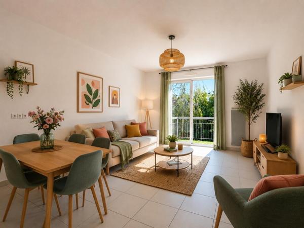 MÉRIGNAC BEUTRE – T2 AVEC BALCON, PARKING COUVERT ET FAIBLES CHARGES