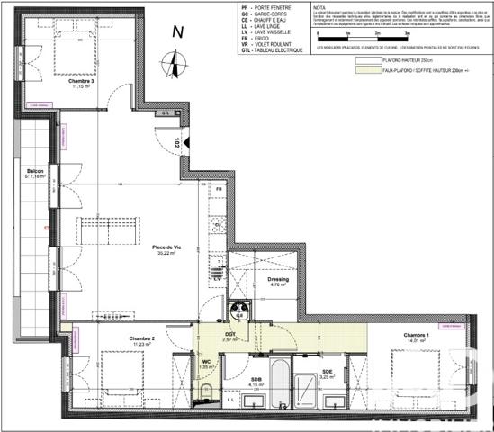 Appartement à vendre 4 pièces 87,87 m² Neuilly-sur-Marne