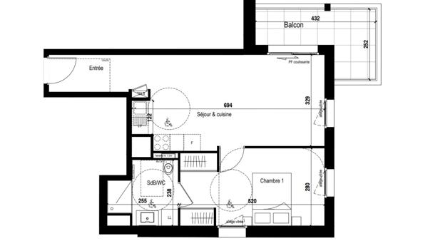 Appartement à vendre 2 pièces 46 m² Évian-les-Bains