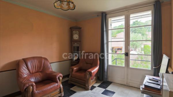 Maison de ville à rénover avec jardin