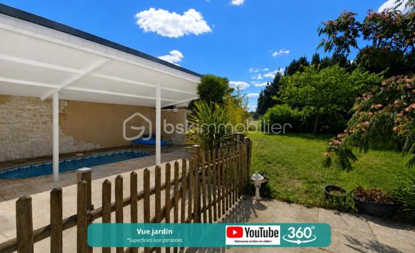 Une maison en exclusivité avec ses points forts :

- Secteur au calme de Saint Jean de la Ruelle, 
- Charme de l'ancien, 
- Agréable jardin, 
- Piscine, 
- Espace terrasse de plus de 100m²,
- Double carport/garage motorisé de 36m², 
- Luminosité,
- Suite parentale au RDC, 
- Rangements
- Grande salle de bain...

La maison : 
Maison vigneronne de plus de 122m² - Fin du 19ème siècle - 4 chambres, 2 salles de bain/eau - 2 toilettes. 

Le rez de chaussée : 
Une entrée sur pièce à vivre - Belle hauteur sous plafond - Poutres apparentes - Pièce à vivre avec cuisine ouverte - Cheminée avec insert Polyflam - Accès terrasse depuis la pièce à vivre - Espace terrasse de plus de 100m² - Toilettes séparées - Suite parentale avec salle d'eau et dressing privatifs - Accès piscine depuis la chambre.

L'étage : 
Espace mezzanine non négligeable pour rangement ou coin bureau - 3 chambres - Rangements - Grande salle de bain avec double vasque, baignoire, douche et toilettes.

Extérieurs et dépendances :
Parcelle de 675m² environ - Au calme, entourée de végétation - Aucun vis à vis - Double carport/garage motorisé de 36m² - Abris de rangement 15m² environ - Bûcher 10m² environ - Piscine chauffée avec nage contre courant avec alarme - Espace terrasse de plus de 100m²

Côté technique : 
Longère vigneronne de 1840 rénovée en 2005 - Toiture en ardoises d'Angers - Forage - Adoucisseur - Pas d'anomalie électrique - Poêle Polyflam pour toute la maison - Climatisation réversible - Murs en moellons - Isolation intérieure 9/15cm - Isolation combles 20/50cm - Menuiseries double vitrage - Plancher chauffant RDC - VMC 2020 - Assainissement collectif - Porte d'entrée neuve - Panneaux photovoltaïques pour plus d'autonomie

Le secteur : 
Idéalement située aux portes d’Orléans, la commune de Saint-Jean-de-la-Ruelle séduit par sa qualité de vie familiale et sa proximité immédiate avec le centre-ville orléanais. Intégrée à Orléans Métropole, elle bénéficie de nombreux équipements, établissements scolaires, commerces et infrastructures du quotidien. Le secteur dispose de plusieurs écoles maternelles et élémentaires, de collèges ainsi que d’un lycée professionnel, offrant un parcours scolaire complet pour les familles. Les commerces de proximité, le centre commercial des Trois Fontaines et les services facilitent un quotidien pratique et dynamique. Côté transports, la commune est desservie par le réseau TAO avec tramway et lignes de bus permettant de rejoindre rapidement Orléans et l’ensemble de l’agglomération. L’accès aux grands axes routiers est également un véritable atout, avec la tangentielle et les autoroutes A10 et A71 accessibles en quelques minutes, facilitant les déplacements vers Paris, Tours ou Blois.

Visite virtuelle 360° sur demande,
Vidéo de présentation sur ma page YouTube,
J'attends votre appel pour planifier une visite. Dans le cadre de votre projet d’acquisition et conformément aux dispositions de la loi ELAN, nous souhaitons vous informer de vos droits avant la visite du bien que vous envisagez. Nous vous rappelons que vous avez la possibilité de vous faire accompagner, lors de la visite, par un professionnel de la construction de votre choix (architecte, expert en bâtiment, maître d’œuvre, artisan, etc.). Cette démarche peut vous permettre d’obtenir un avis technique éclairé sur l’état du bien, d’identifier d’éventuels travaux à prévoir et de sécuriser votre projet d’acquisition. Nous vous remercions de bien vouloir nous informer en amont de la visite si vous souhaitez être accompagné(e), afin de faciliter l’organisation de celle-ci dans les meilleures conditions.
