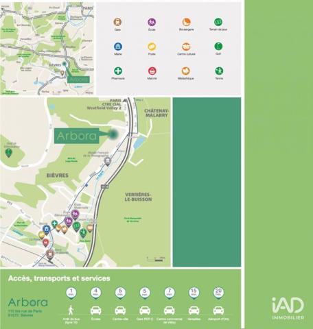 Appartement à vendre 4 pièces 90 m² Bièvres