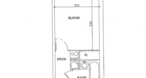 À vendre Studio 18 m² - Lyon 69003