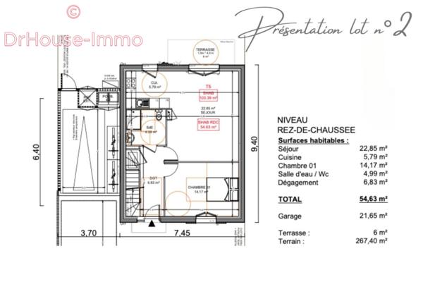 Maison à vendre 5 pièces de 103 m²