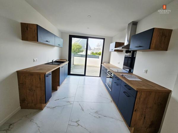 Jinvesty Immobilier : Appartement T3 – 79 m² – Ploemeur centre – Rez-de-jardin