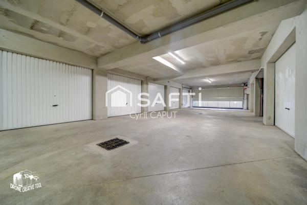 Superbe F3, grande terrasse, garage fermé, cave