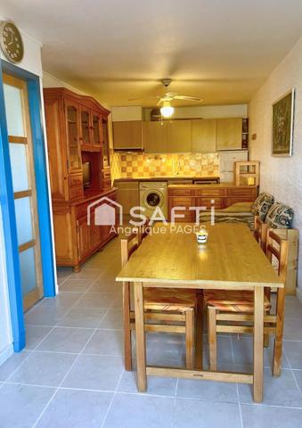 Charmant T2 meublé en RDC à Port-Leucate