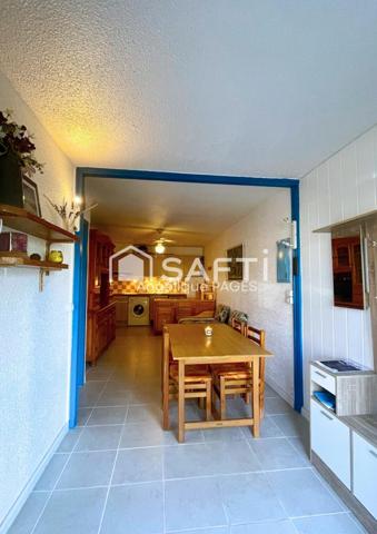 Charmant T2 meublé en RDC à Port-Leucate