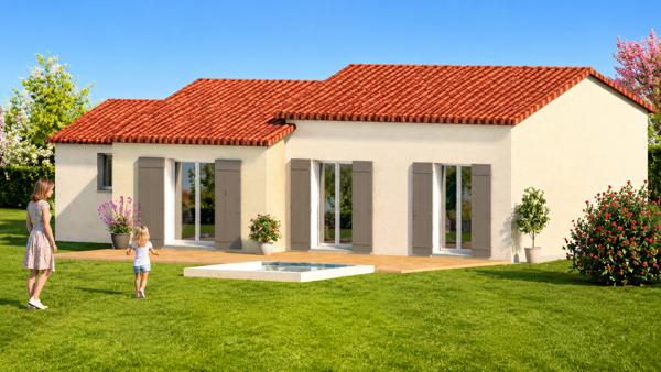Villa individuelle plain-pied Olmeta Di Tuda 4 pièces 76 m2 - terrain 776 m2