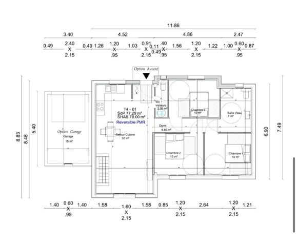 Villa individuelle plain-pied Olmeta Di Tuda 4 pièces 76 m2 - terrain 776 m2